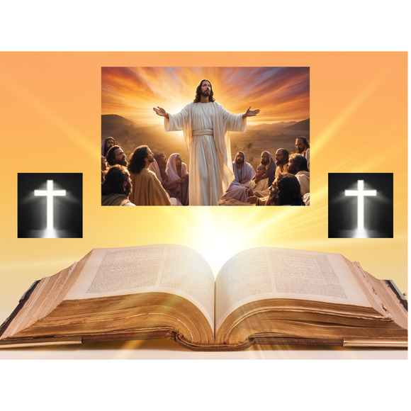 Fridge Magnets JESUS Cross Magnet Spiritual The Lord 4"x3" Biblical - Picture 1 of 1
